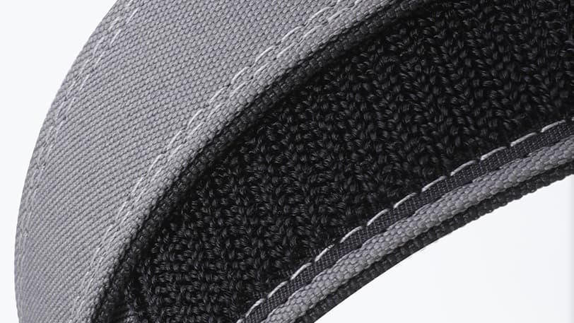 Adjustable hook-and-loop fastening
