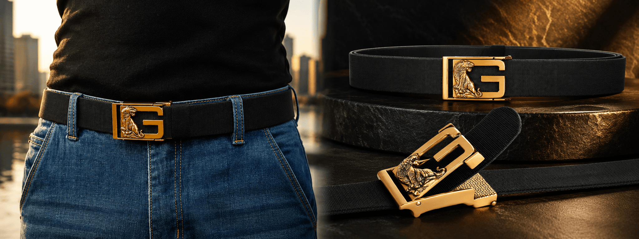 Fashion Flip-Lock Belts