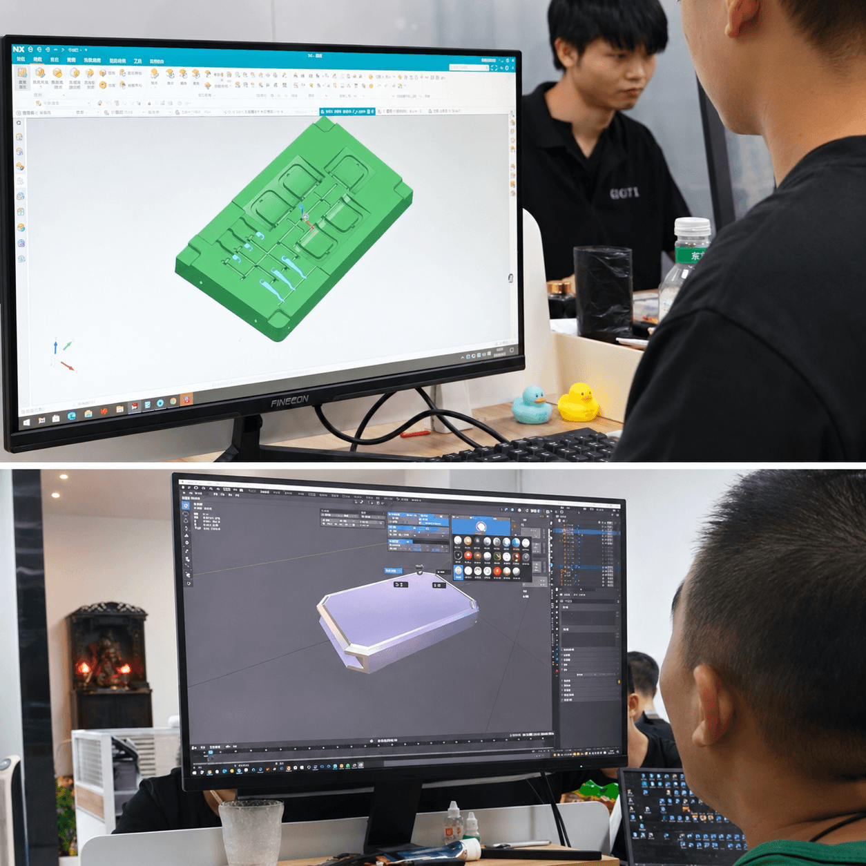 FKY design team developing custom belt concepts