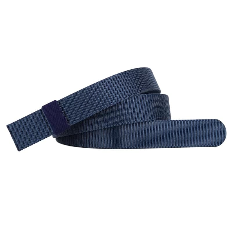 Blue nylon belt strap colour