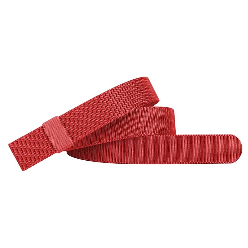 Red nylon belt strap colour