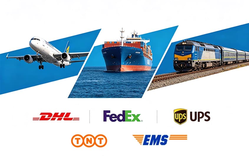 Air, sea and rail transport options for global OEM belt shipping