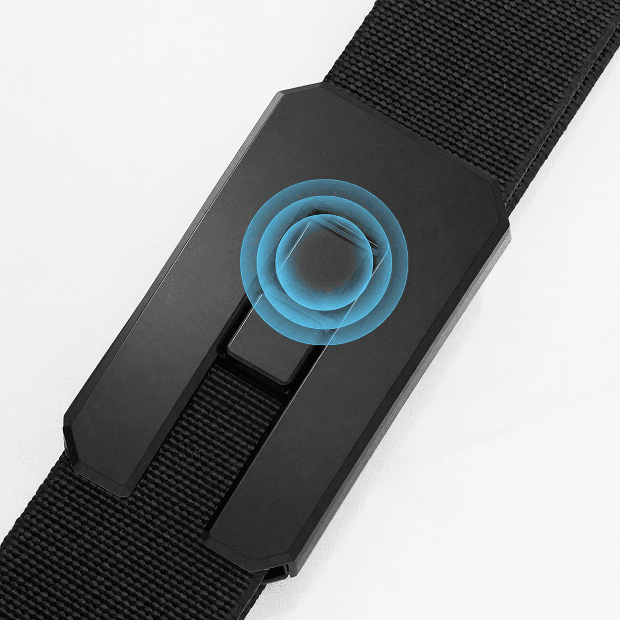 Press slide buckle button to control the quick release mechanism